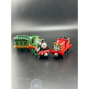 Emily and Tender Salty Take N Play Along Lot Diecast Trains Vtg Thomas Train